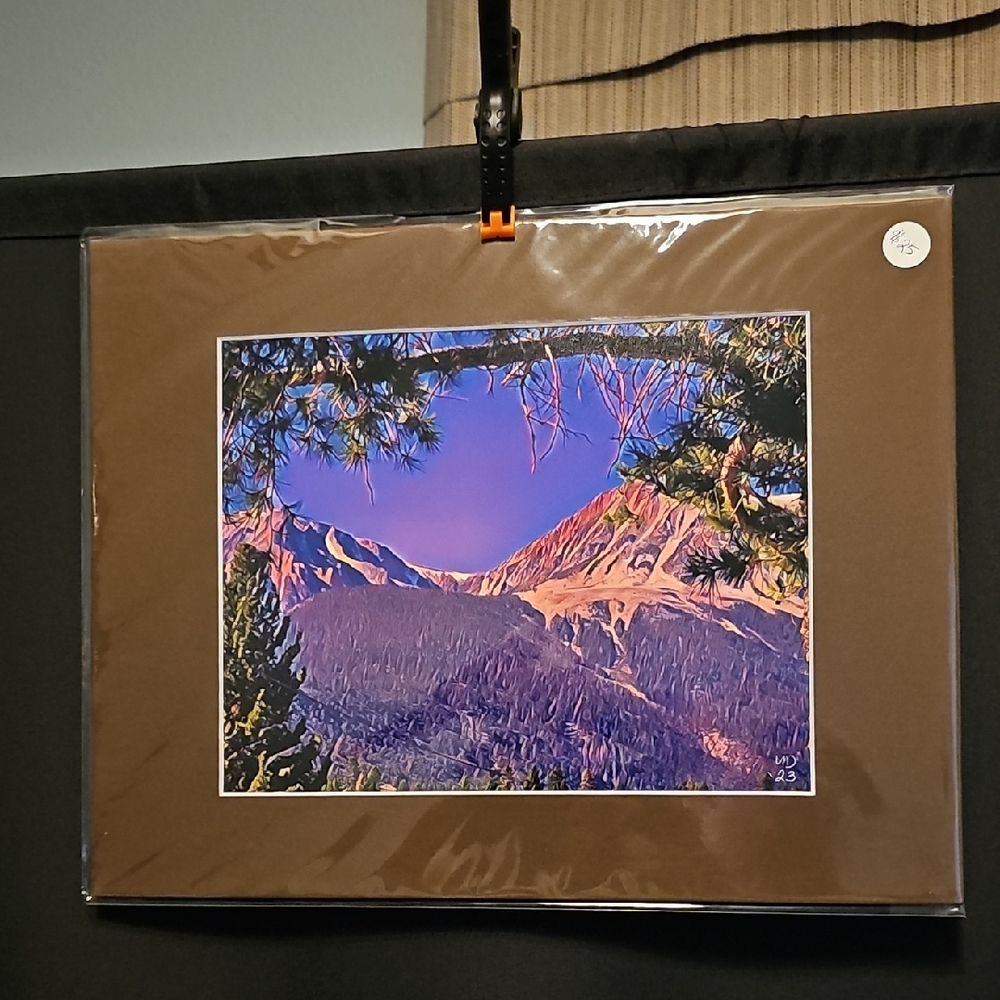 Sierra Nevada Mountains High Quality Photograph With Mat